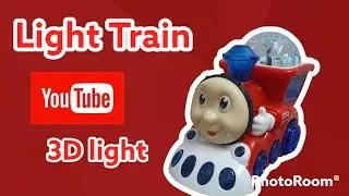 Light Train with 3D light Effect and Real Train Sound