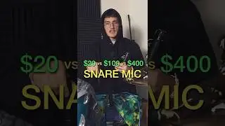$20 vs $100 vs $400 snare mic&hellip; #drums #drummer #snaredrum #drummics #drumrecording #musician
