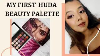 My First Expensive Huda Beauty Eyeshadow Palette | Desert Dusk | Experience