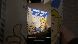 The fallout tv show vinyl record!
