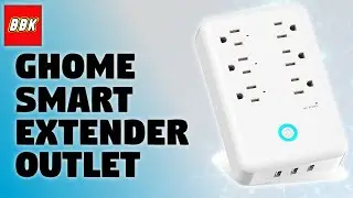 GHome Smart Plug Outlet Extender USB Surge Protector - Gosund Works with Alexa and Google Home