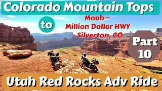 DR650 Part 10 of the Colorado Mountain Tops to Utah Red Rocks Motorcycle ADV : #dr650 #tenere #ktm