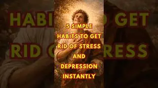 5 SIMPLE habits to get rid of Stress and Depression INSTANTLY