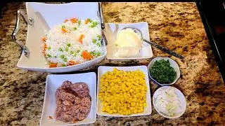 if you have rice 🍚 make sure to cook this delicious salad