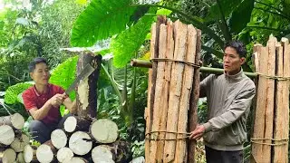 Harvesting Wild Taro in the Deep Forest | Primitive Cooking Over Open Fire
