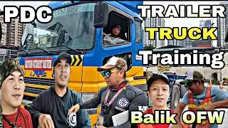 TRAILER TRUCK DRIVING || TRAINING... #PDC || PAANO MAG DRIVE NG TRAILER?