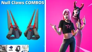 10 *Best* NULL CLAWS  PICKAXE COMBOS in Fortnite
