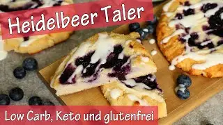 🫐 LOW CARB Blueberry Coins | healthy, sugar-free & keto 🫐