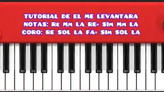 EL ME LEVANTARA TUTORIAL EN PIANO🎹 #piano
