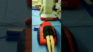 Многофункциональный Надувной тренажёр на шведскую стенку &laquo;Капля&raquo;