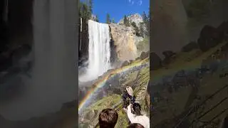 The best hike in Yosemite National Park! 🥾 Mist Trail and Vernal Falls #waterfall #yosemite
