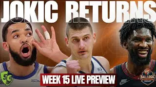 NBA SuperCoach Week 15 LIVE | Jokic returns, Trade Deadline, All-Star Break and Trade Targets!