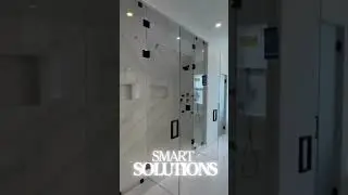 Glass Shower Doors   #glass #interiordesign #bathroomdesign #bathroomshower #shower #  #glassfacade
