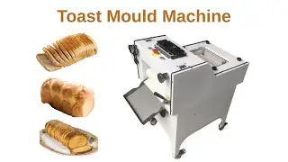 Long Loaf Forming Machine for Toast Bread Production Easy Operation Stainless Steel Molder Tool