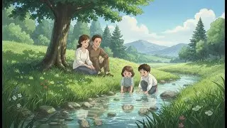 A Peaceful Ghibli-Style Family Story in Iceland 🌿 | Cozy Storytelling