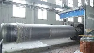 FRP GRP Fiberglass High Strength Vertical Storage tank Winding Machine