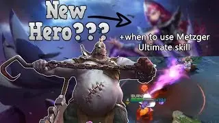 Warsong Moba:TRYING METZGER SKILL+ NEW HERO (DEVELOPMENT)