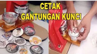 CARA MEMBUAT GANTUNGAN KUNCI MENGGUNAKAN MESIN PRESS PIN