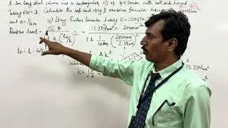 Bucking loads by Rankine-gordon equation and Euler&rsquo;s equation.