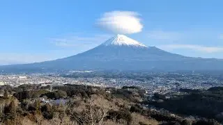 【富士山に笠雲発生🗻】2026年1月5日（月）8時20
