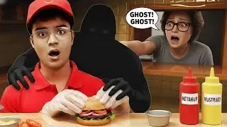 WORKING LATE NIGHT at a FASTFOOD SHOP | KIOSK FULL HORROR GAMEPLAY