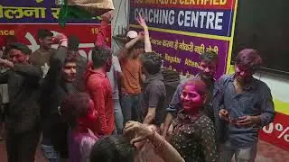 Holi Celebration in BS Coaching Centre