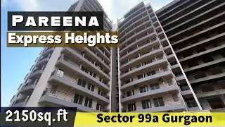 3 BHK + SQ [ 2150 sq.ft ] Pareena Express Heights Sector 99a Gurgaon | Dwarka Expressway
