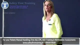 Lifting boxes from the floor by Safety First Training.