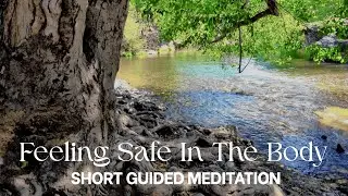 Feel Safe In The Body Guided Meditation #groundingmeditation #ptsdmeditation #dissociationmeditation