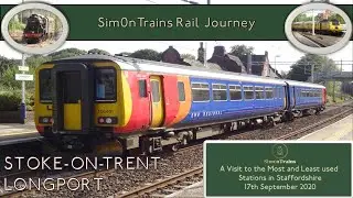 A Visit to the Most and Least used Stations in Staffordshire (17th September 2020)