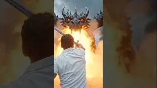 DROGON FIGHT WITH DEEPAK  AI video#bollywood #movie #smartphone #vfx