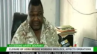 Closure of Ijora bridge worsens gridlock, affects Apapa Seaport operations