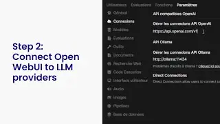 Step 2: Connect Open WebUI to LLM providers