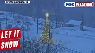 Watch: Snow Paints Pretty Scenes Around Virginia As Mid-Atlantic Hit With First Snow Of The Season
