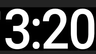3 Minute 20 second Timer