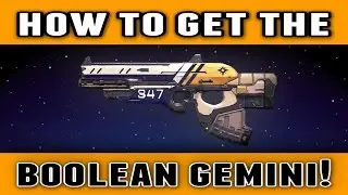 Destiny TTK - How to Get the Boolean Gemini Exotic Scout Rifle!