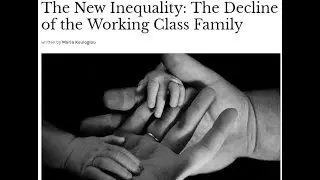 Quillette Reader:  The Decline of the Working Class Family