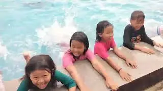 Latihan dasar renang gaya bebas kelas 4 SDN Larangan 05 2025/2026