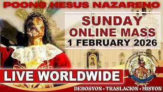 Quiapo Church Filipino Live Mass Today • 1 February 2026 • Sunday