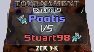 Zero-K Tournament 24/8/2024 | Round 9 | Pootis vs Stuart98  | Cast by Googlefrog