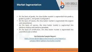 Global Shea Butter Market &ndash; Industry Trends and Forecast to 2028.