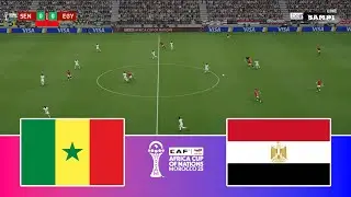 SENEGAL vs EGYPT / Africa Cup of Nations 2025 / Full Match All Goals / PES 21 Gameplay