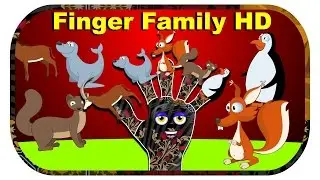 Animals Cartoons Finger Family/Penguins/Seal/Fox/Deer/Funny Rhymes