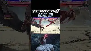 Tekken 8 😱 Qudans Devil Jin 5x Knees Combo 😱 #shorts #deviljin