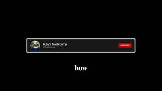 thanks for 100 subs (already?? wtf)
