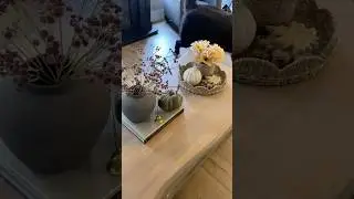 🍂 Cozy Fall Coffee Table Styling | Simple Autumn Decor Ideas