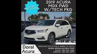 2019 Acura MDX FWD w/Technology Pkg.