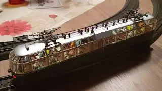 M&auml;rklin Insider  Stammtisch Gl&auml;serne Zug DR-Baureihe ET91 mit der Sound Funktion Scheinanfahrt