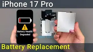 How to Replace iPhone 17 Pro Battery | Fix Fast Drain & Service Warning