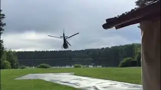 Takeoff Gazelle SA 342 from lake/ взлёт с озёра